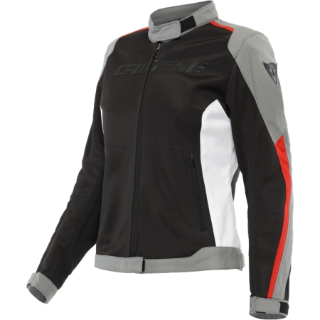 Blouson Femme Dainese Lady Hydra Flux 2 D-Dry Noir Charbon Gris Lava Rouge