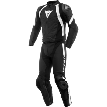 Combinaison 2 Pièces Dainese Avro 4 S/T Noir Mat Blanc