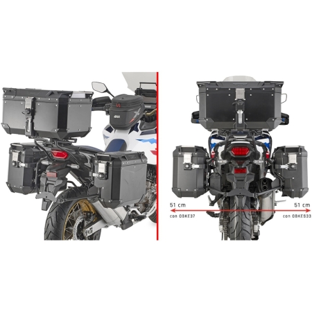 Support Valises Givi PLOS1178CAM Honda CRF 1100L Africa Twin /Adventure Sports (2020+)