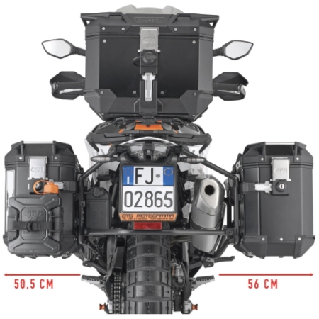 Support Valises Givi PLO7717CAM KTM 890 SMT (2023+) 790/790R (2019-20) 890 Adventure (2021-23)