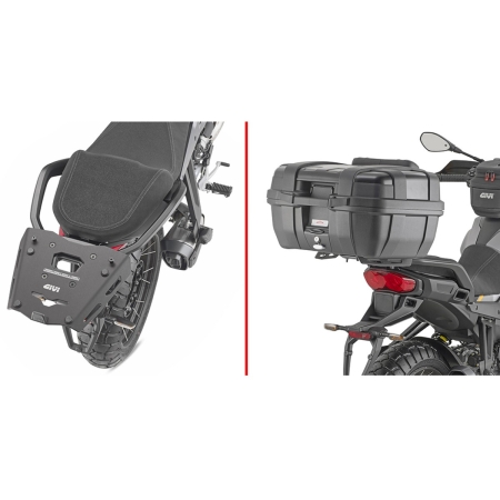 Support Top Case + Platine Alu Givi Moto Guzzi Stelvio 1000 - SRA8208