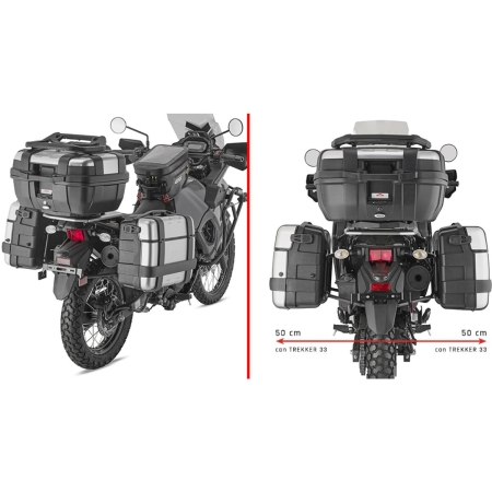 Support Valises Givi PL4133 Kawasaki KLR 650 S (2023+)