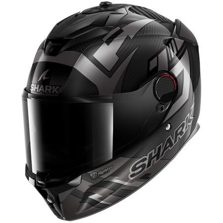 Casque Shark Spartan Gt Pro Carbon Zarco Track Racer Noir Anthracite Brillant