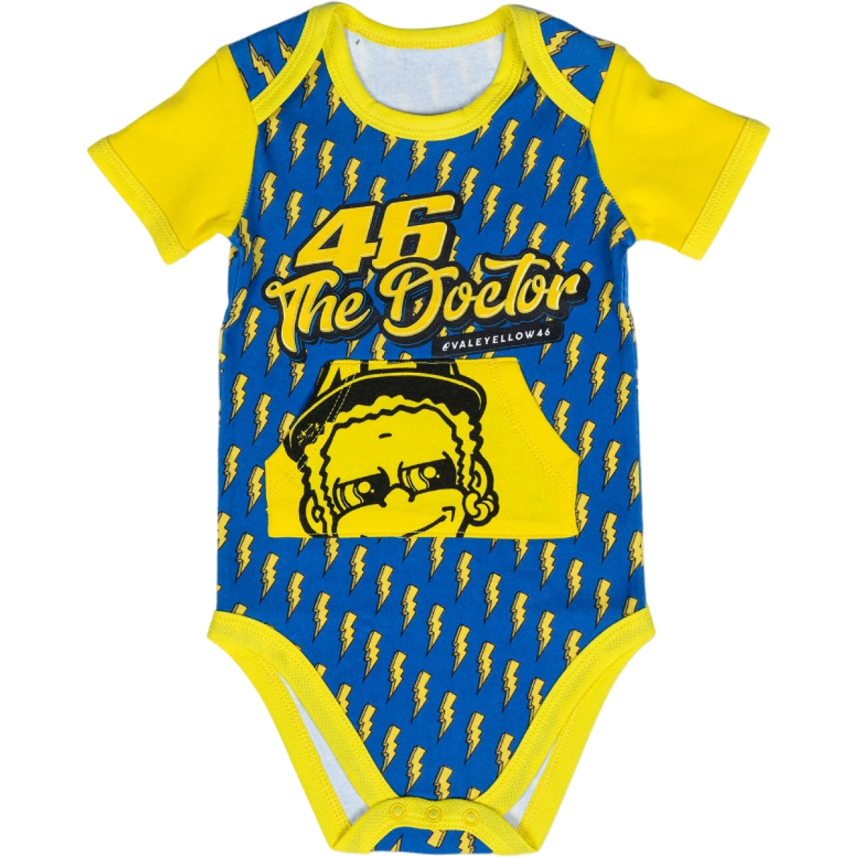 Body Bébé VR46 The Doctor Bleu Jaune