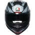 Casque AGV K7 Mplk Jaeger Noir Argent