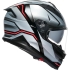 Casque AGV K7 Mplk Jaeger Noir Argent