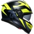 Casque AGV K7 Mplk Glimpse Noir Jaune Fluo