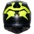Casque AGV K7 Mplk Glimpse Noir Jaune Fluo