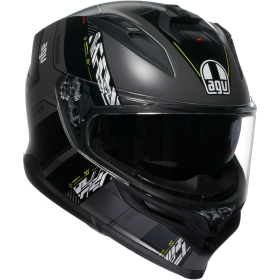 Casque AGV K7 Mplk Kyber Gris Mat Jaune Fluo