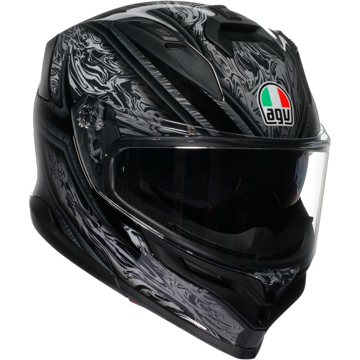 Casque AGV K7 Mplk Damascus Noir Argent