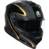 Casque AGV K7 Mplk Flow 46 Noir Gris Doré