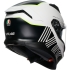 Casque AGV K7 Mplk Super 46 Blanc Noir Jaune Fluo