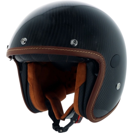 Casque Helstons Naked Carbon Noir Brillant
