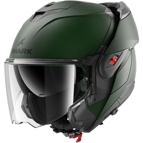 Casque Shark OXO Blank Vert Foncé Mat