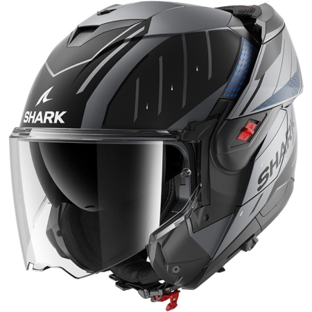Casque Shark OXO Rydger Noir Gris Mat