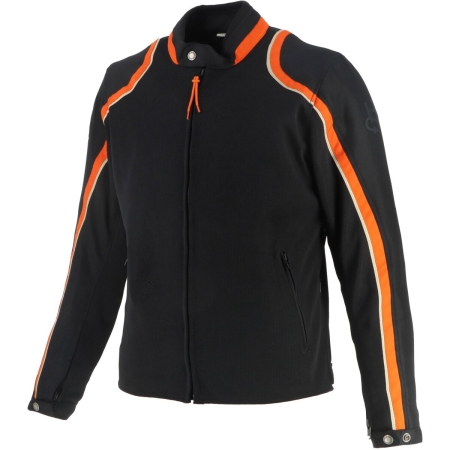 Blouson Helstons Phoenix Air Noir Orange Beige