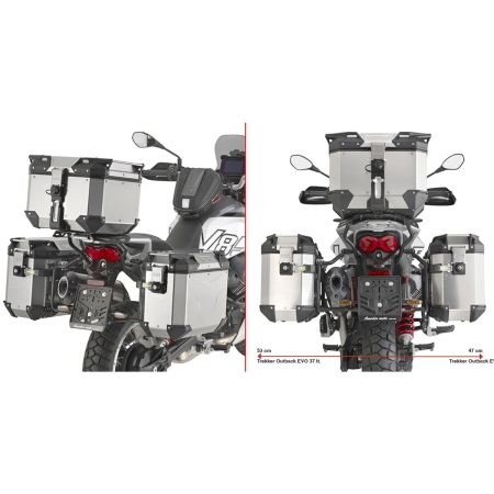 Support Valises Givi PLO8209CAM Moto Guzzi V85 TT (2024+)