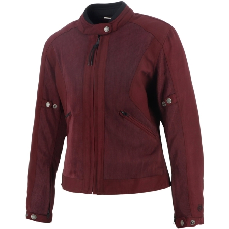 Blouson Femme Helstons Stoner Evo Air Bordeaux