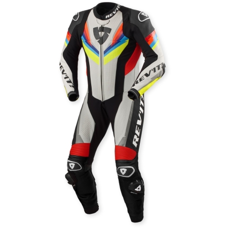 Combinaison 1 Pièce Rev'It Quantum 3 Gris Clair Jaune Neon