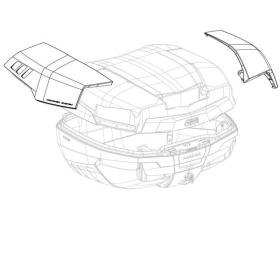 Couvercles Top Case Givi V58N/NT Z6592A999R Gris
