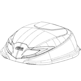 Couvercle Top Case Givi B360NT2