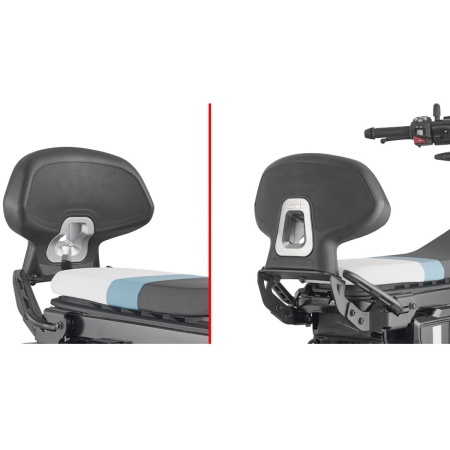 Dosseret Passager Givi TB5147A Pour Scooter BMW CE 02 (2024+)