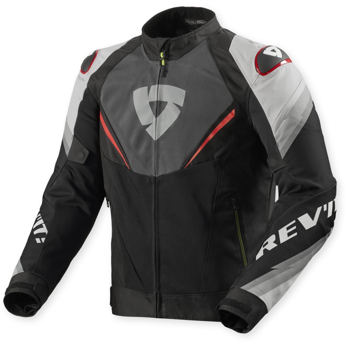 Blouson Rev'It Quantum 3 Air Gris Rouge