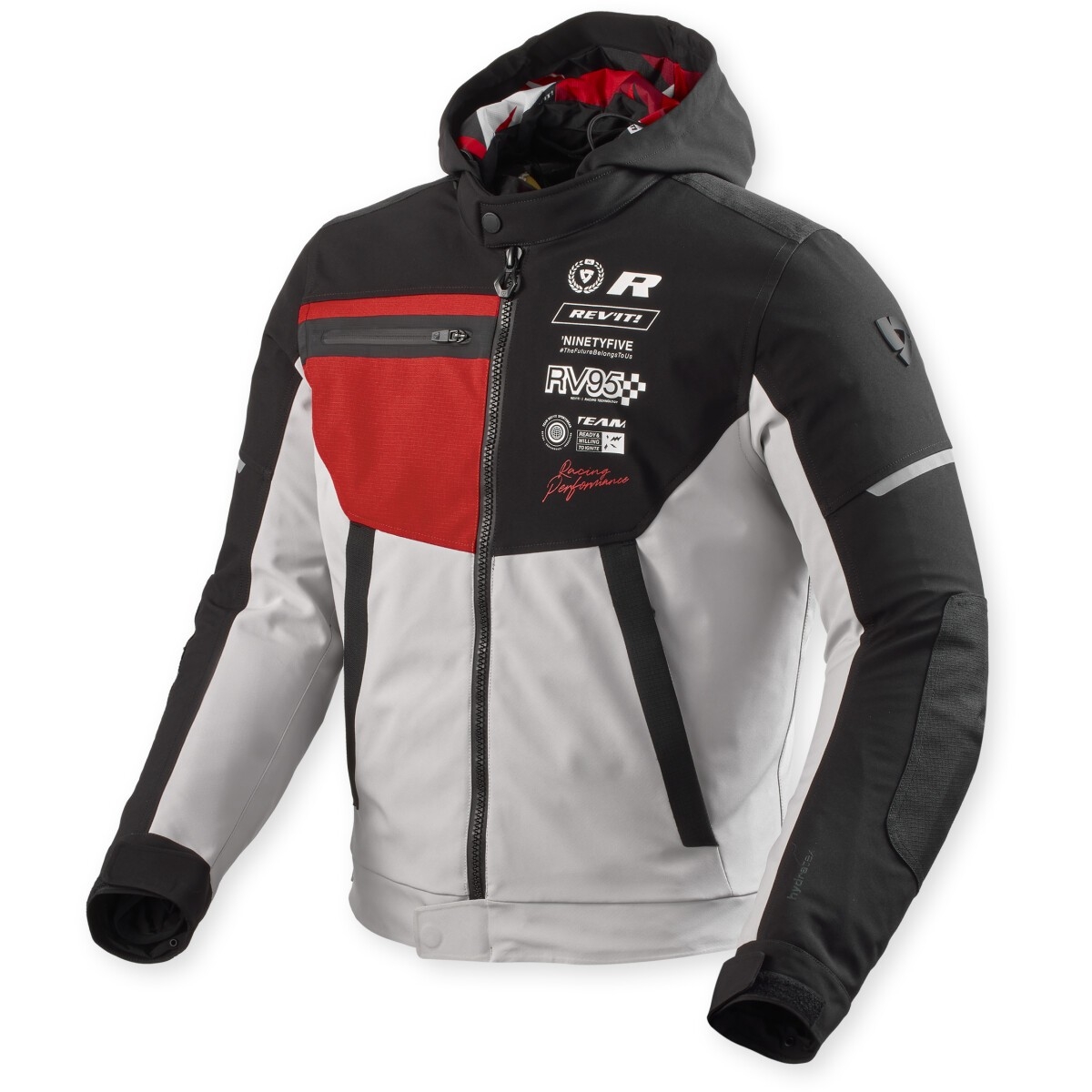 Blouson Rev'It Haste H2O Noir Rouge