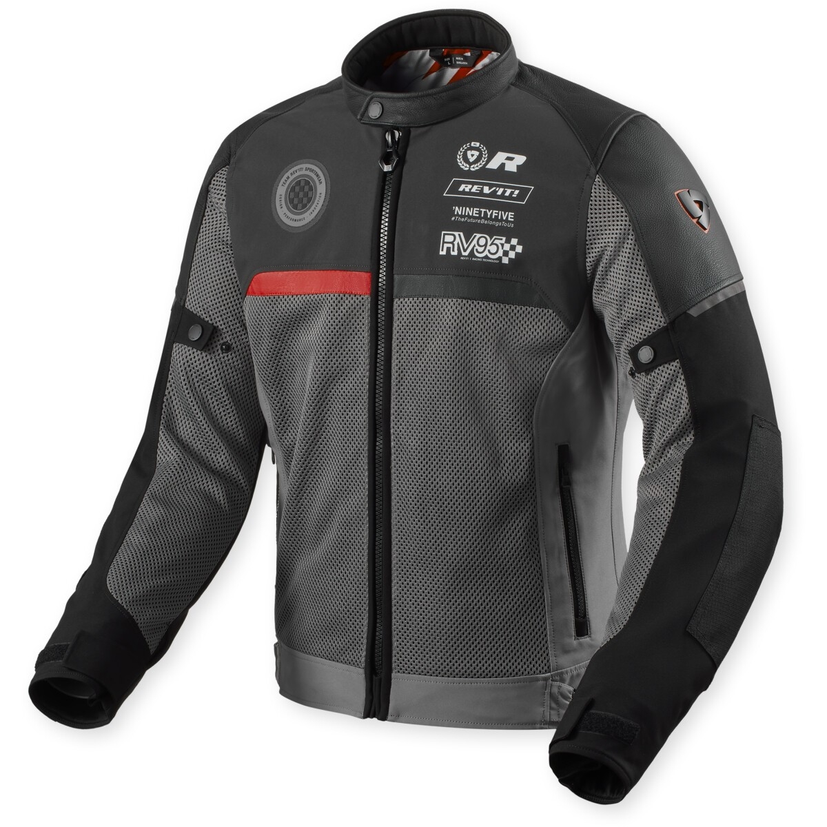 Blouson Rev'It Swiftblade Noir Rouge