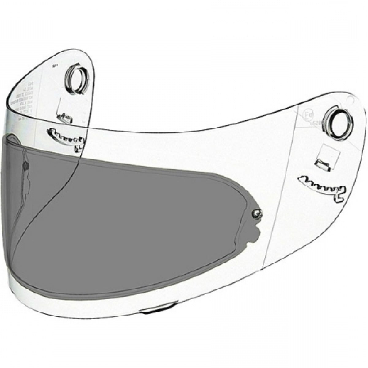 Pinlock 120 Scorpion DKS-541 EXO-GT SP / 1500 / 530 Incolore