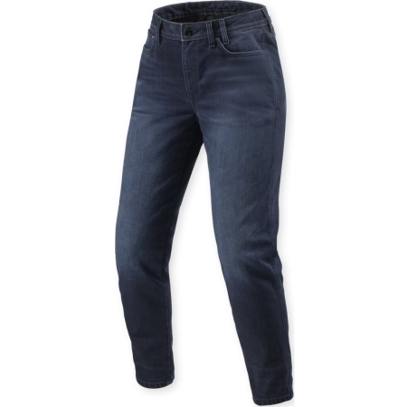 Jean Femme Rev'It Harper TF L30 Bleu Foncé Usé
