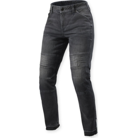 Jean Femme Rev'It Moto 2 Slim L30 Noir Foncé Stone