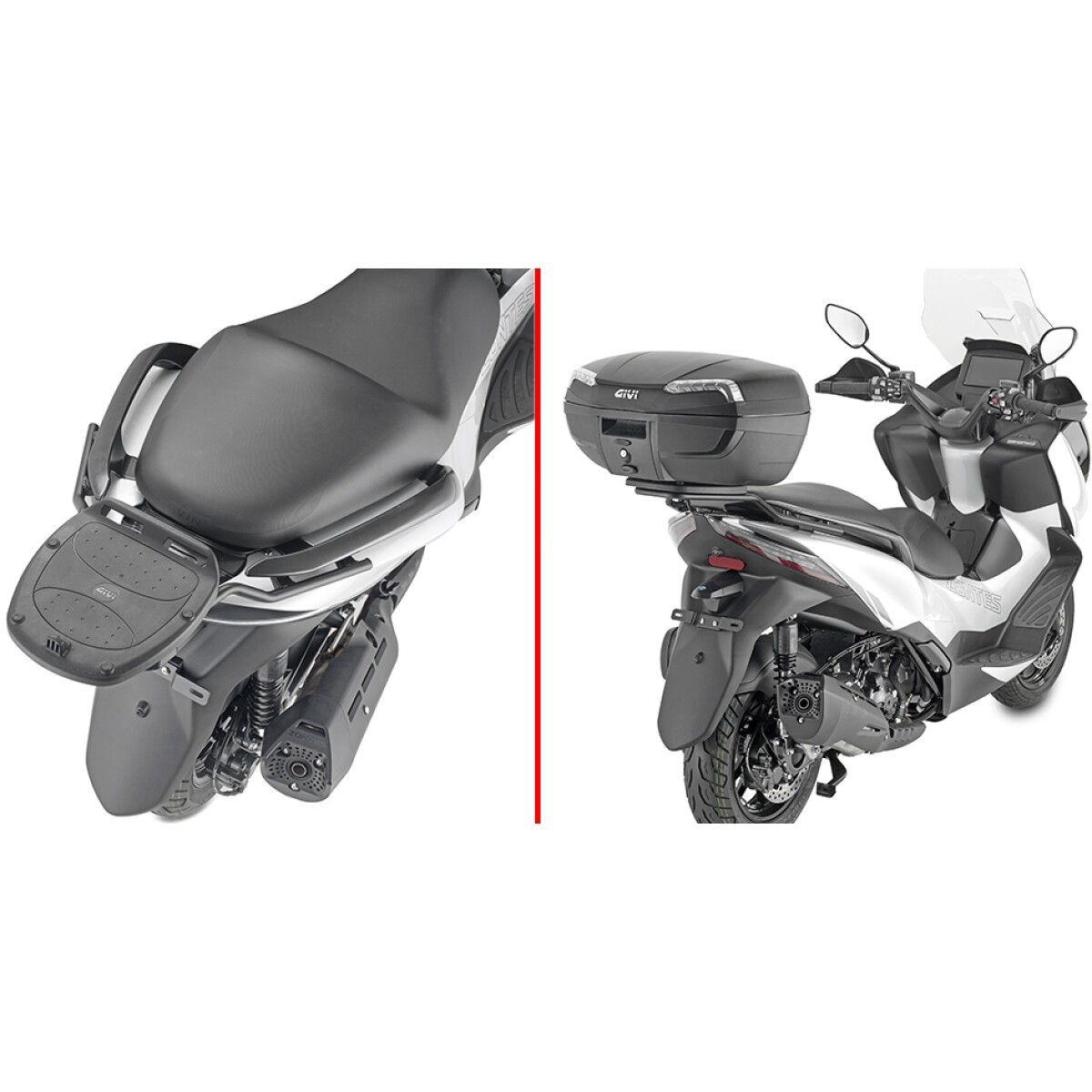 Support Top Case Givi Zontes 350 E - SR7603
