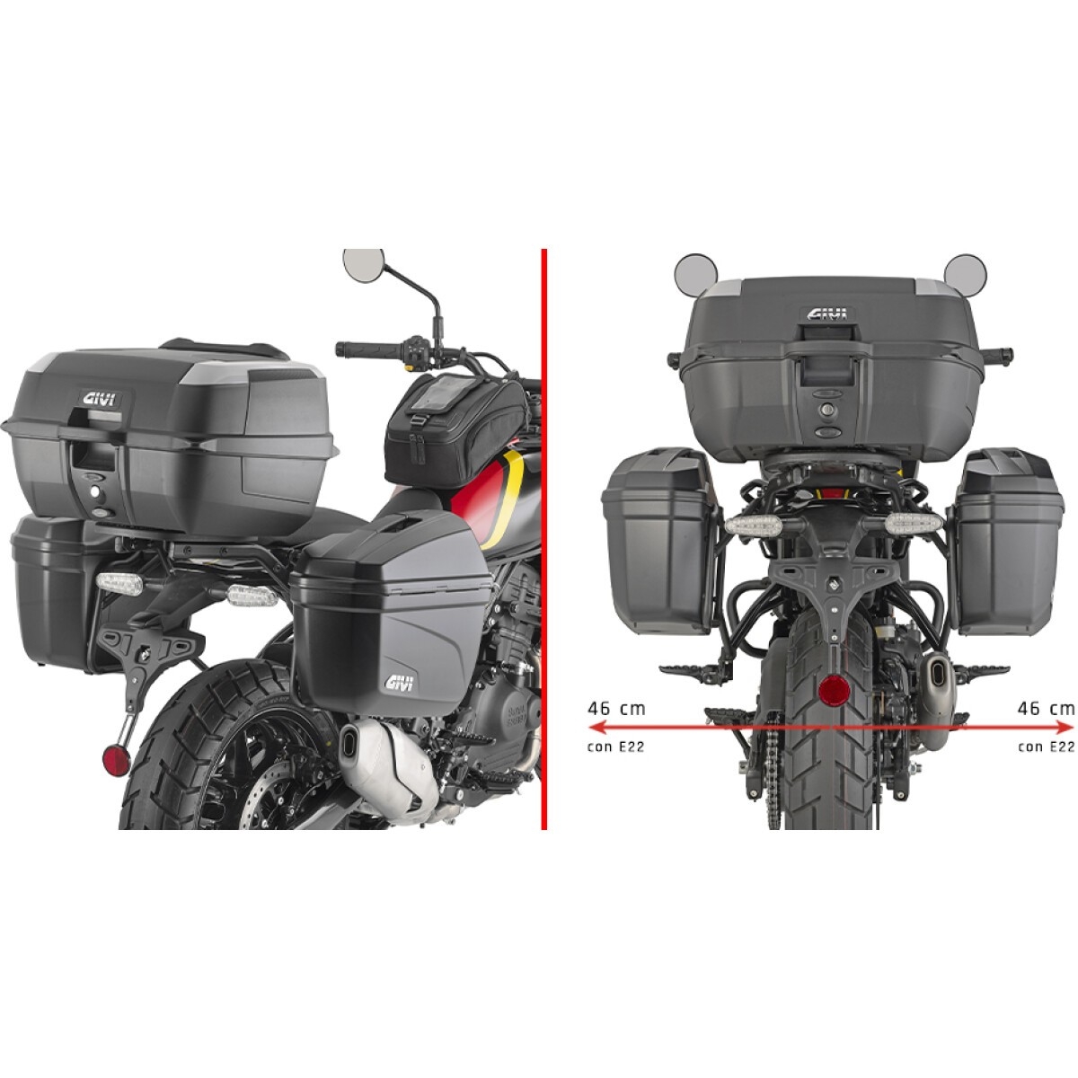 Support Valises Givi PL9061 Royal Enfield Guerrilla 450 (2024+)