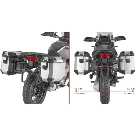 Support Valises Givi PLO8208CAM Moto Guzzi Stelvio 1000 (2024+)