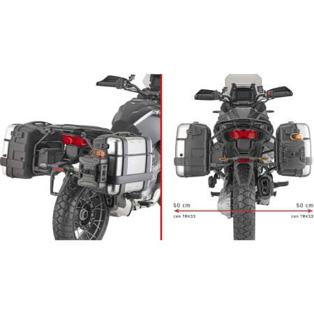 Support Valises Givi PLO8208MK Moto Guzzi Stelvio 1000 (2024+)