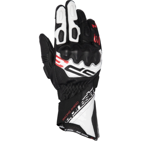 Gants Alpinestars SP-3 Noir Blanc Rouge Fluo