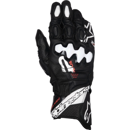 Gants Alpinestars GP Plus R V3 Leather Noir Blanc