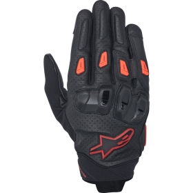 Gants Alpinestars SP X 7 Noir Rouge Foncé Rouge Fluo