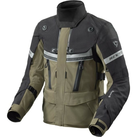 Veste Rev'It Dominator 3 Gore-Tex® Noir Vert Foncé
