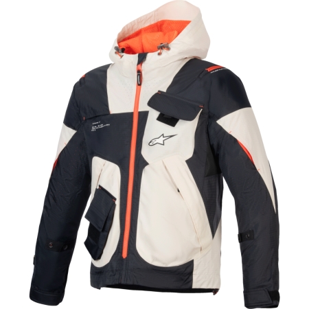 Blouson Alpinestars Mogress Air Noir Orange Fluo