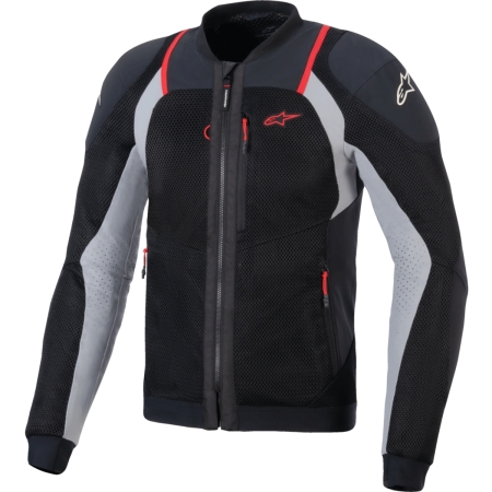 Blouson Alpinestars Troop-Air Pro Noir Gris Rouge - Blouson Moto ALPINESTARS