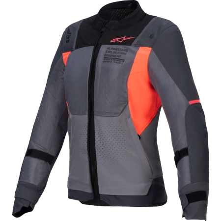 Veste Femme Alpinestars Stella ST-2 Air Gris Clair Gris Foncé Corail