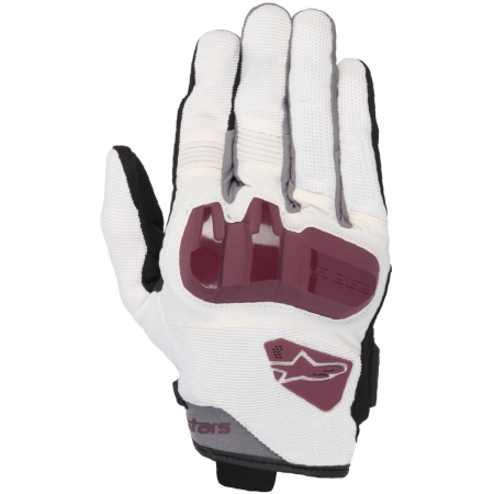 Gants Femme Alpinestars Chrome Blanc Bordeaux