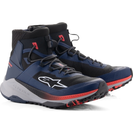 Baskets Alpinestars Speedforce XR Bleu Noir Rouge Fluo Gris