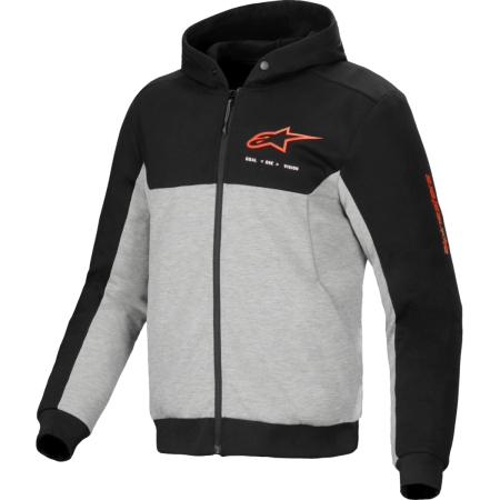 Sweat Alpinestars Chrome V2 Sport Noir Gris Rouge Fluo