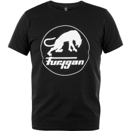 T-shirt Furygan Corpo TS Logo Fury Noir Blanc