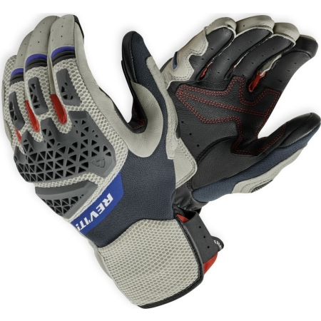 Gants Rev'It Sand 5 Argent Rouge