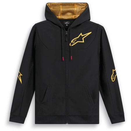 Sweat Zippé Alpinestars Sessions V3 Noir Or