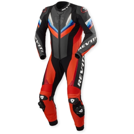 Combinaison 1 Pièce Rev'It Quantum 3 Rouge Neon Noir